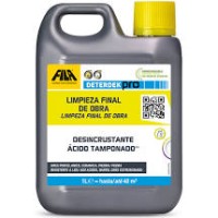 Deterdek detergente desincrustante para la limpieza de final de obra