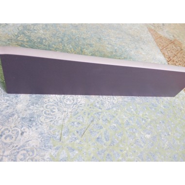 Rodapié 7,3x29 negro mate