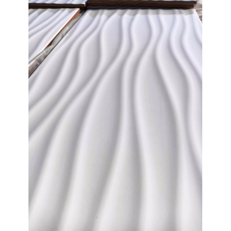 Azulejo Aspen Waves 30x60 Blanco brillo