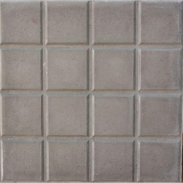 Terrazo acera 40x40 gris 4x4 pastillas